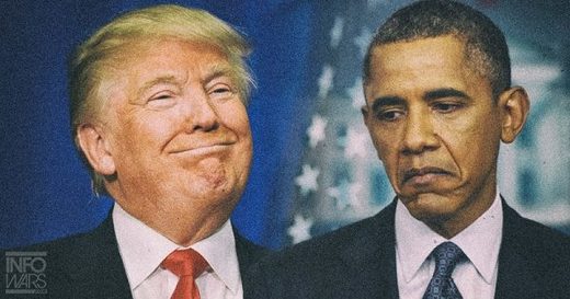 Trump and Obama