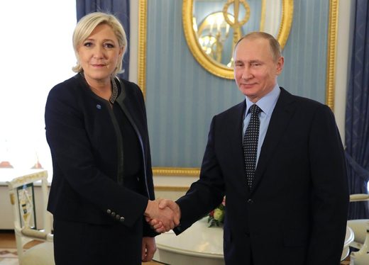 Putin and Le Pen