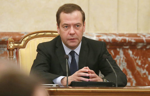 Russian Prime Minister Dmitry Medvedev