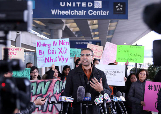 united airlines protest