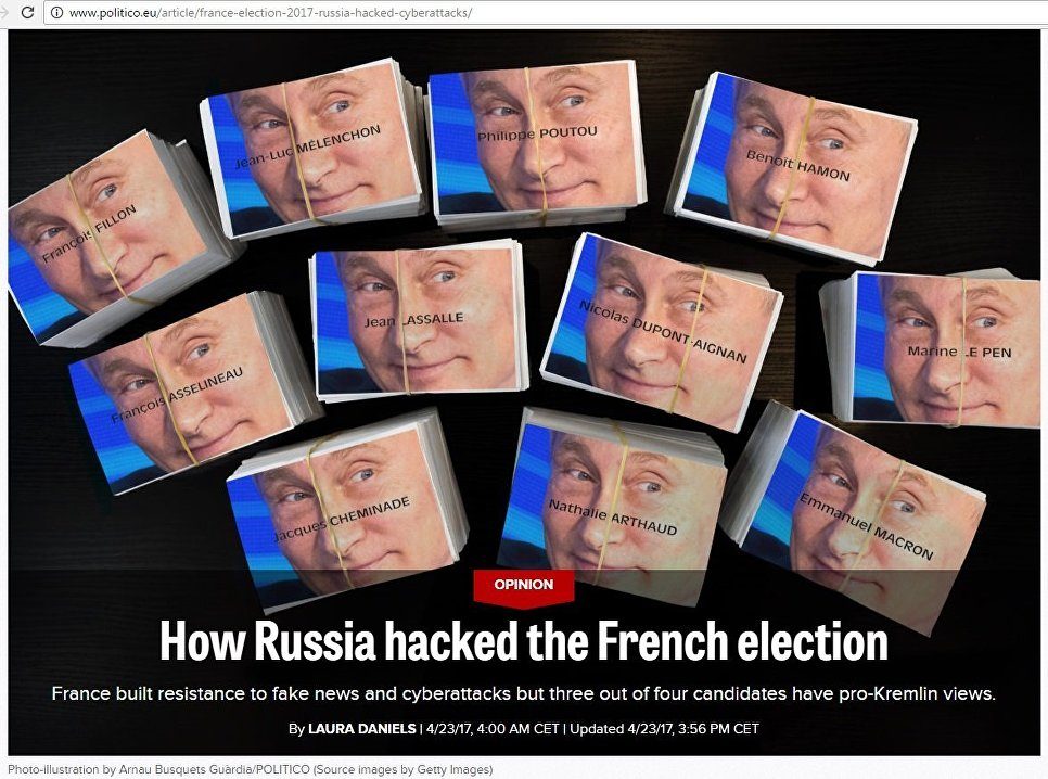 Putin hack french election