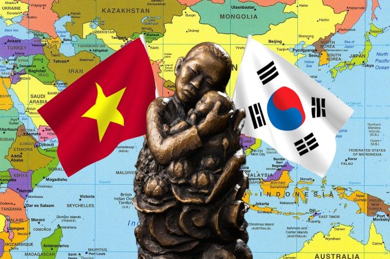 Vietnam pieta statue