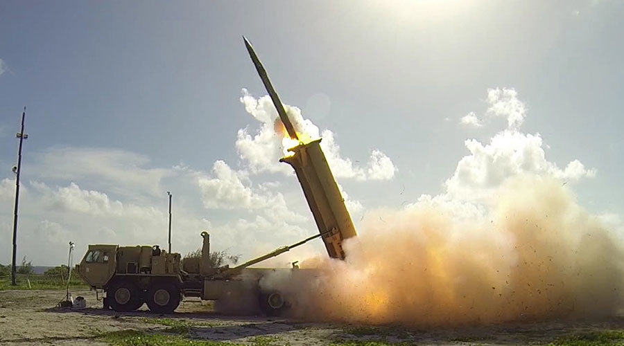 Nhấn để phóng to THAAD missile system