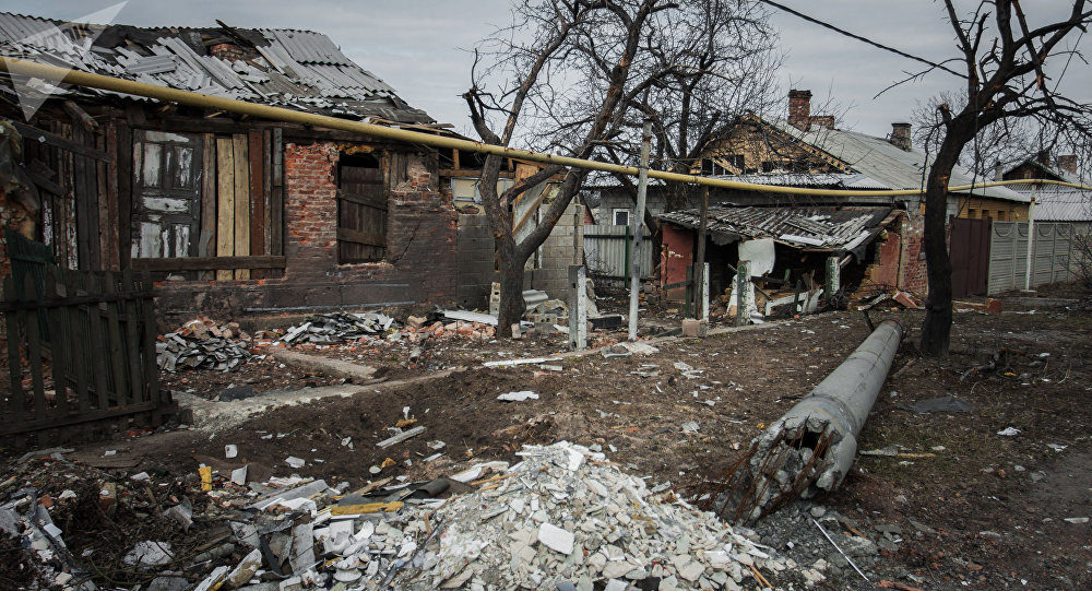 Zerstörung Donbass