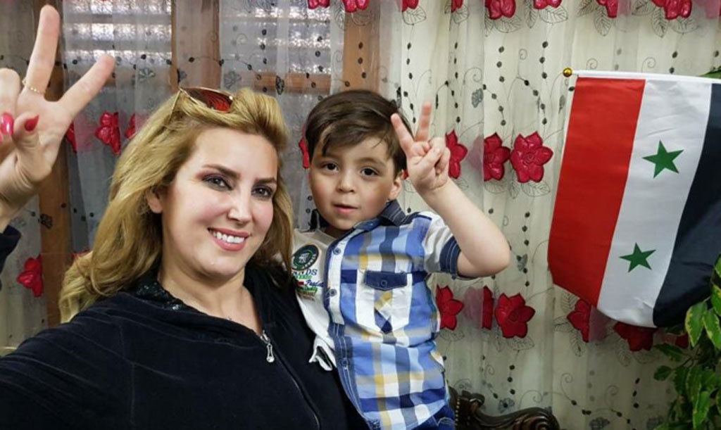 Omran with Syria journalist