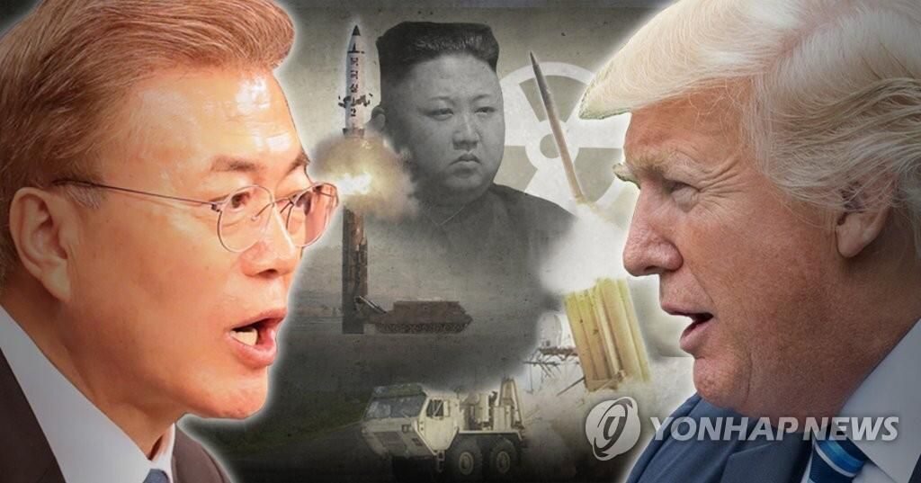 Trump Moon Jae-in kim jong un
