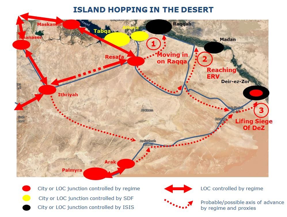 Syria map deir ezzor