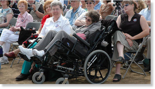 Rosemary wheelchair bound