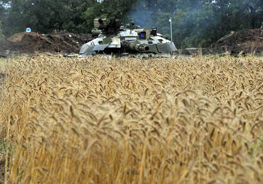 donbass tank in the field