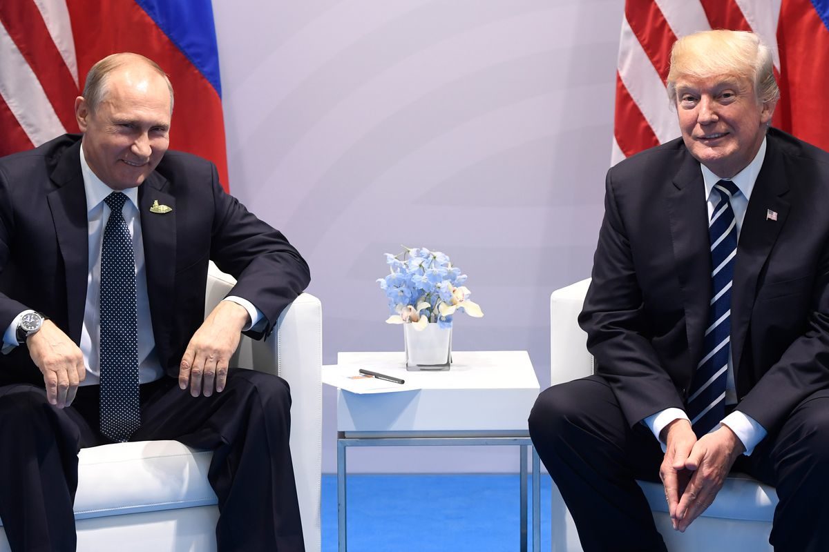 Trump and Putin at the G20.