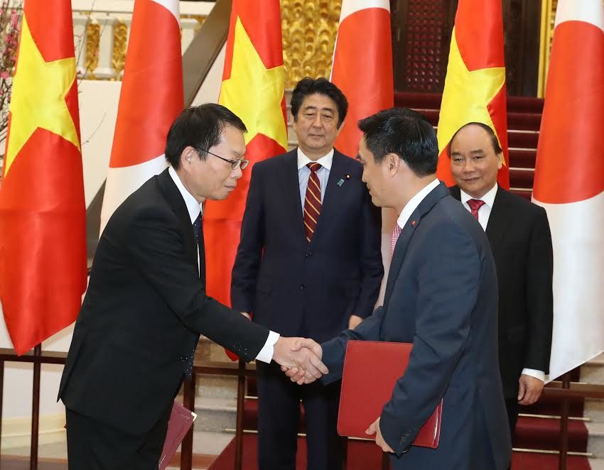 Vietnam Japan ODA signing ceremony