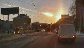 Chelyabinsk meteor flash