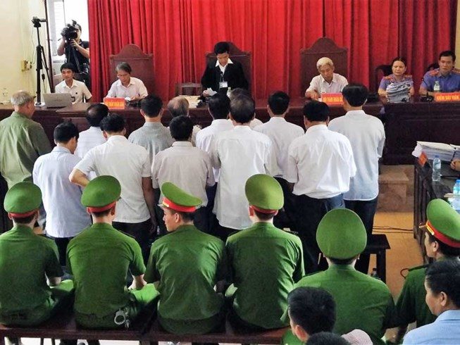 Đồng Tâm land dispute trial, Hanoi, Vietnam