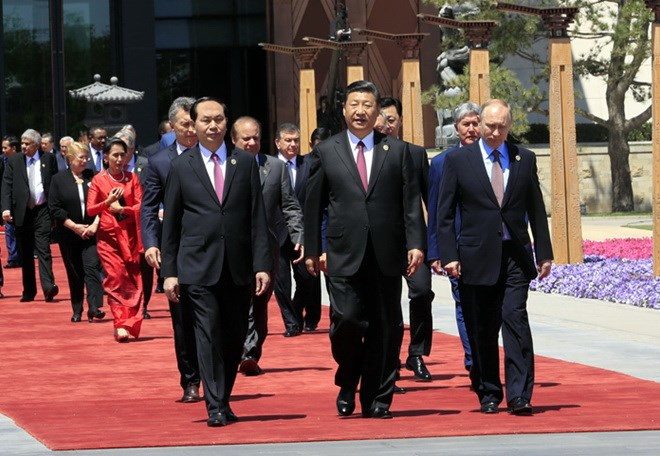 Trần Đại Quang, Putin, Xi Jinping