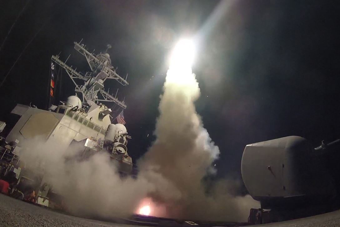 US firing Tomahawk missiles