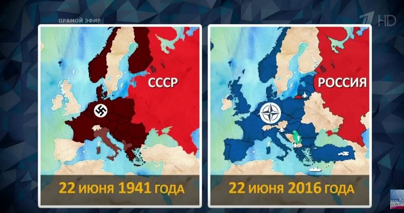 nazi nato map europe comparison