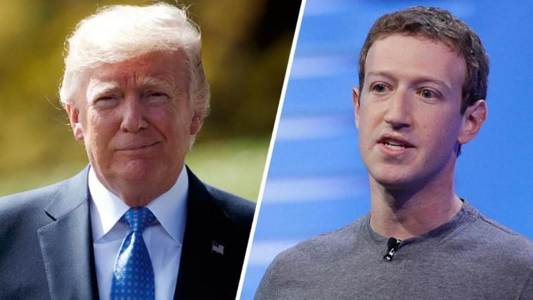 Trump Zuckerberg