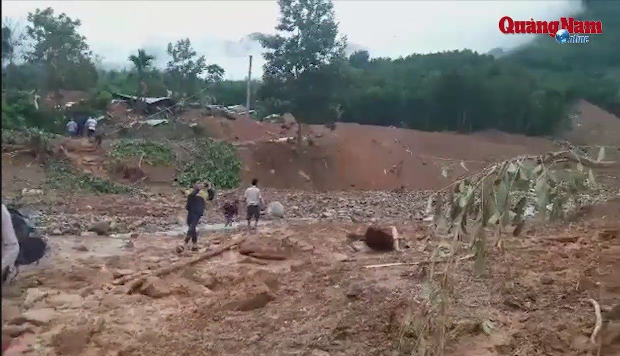 Landslide in Quảng Nam, Vietnam