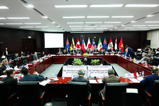 Nhấn để phóng to TPP 11 minister conference APEC 2017