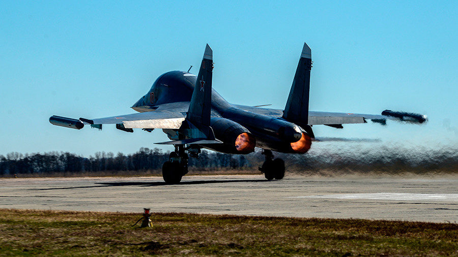 A Su-35 plane
