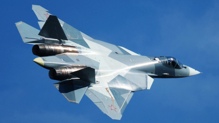 Russia's fifth generation Sukhoi Su-57 fighter jet