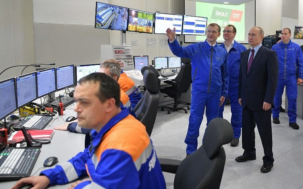 Putin Yamal LNG facility