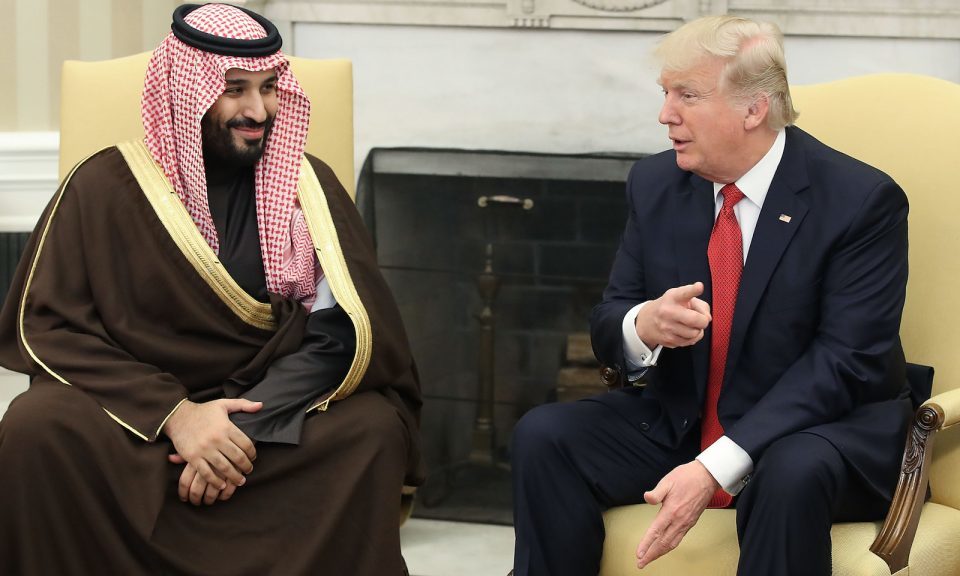 Trump Bin Salman Saudia arabia