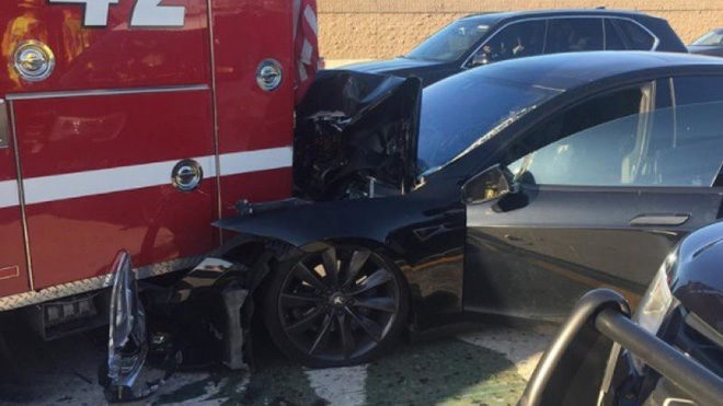 Tesla autopilot accident