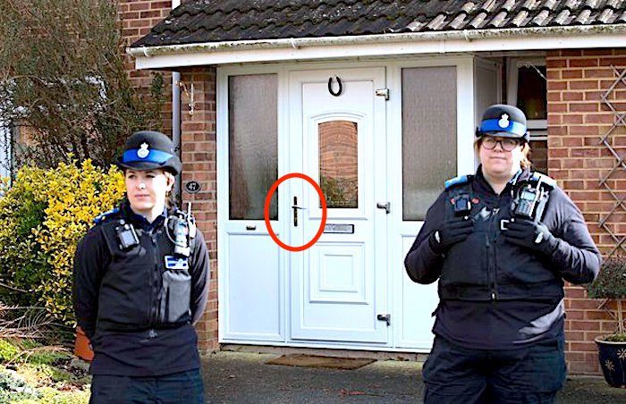 Skripal door handle