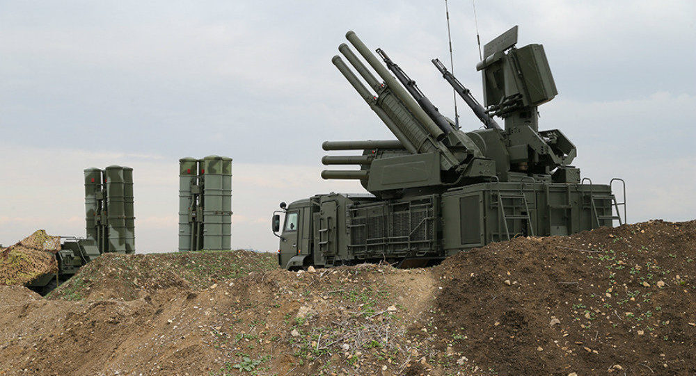 The Pantsir-S1 short-to-medium range gun-missile system