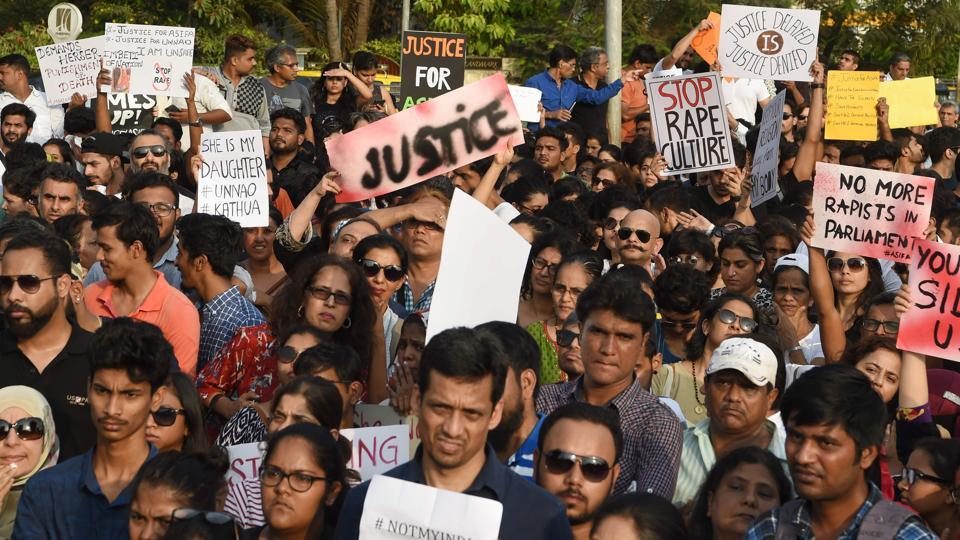 Indian rape protest