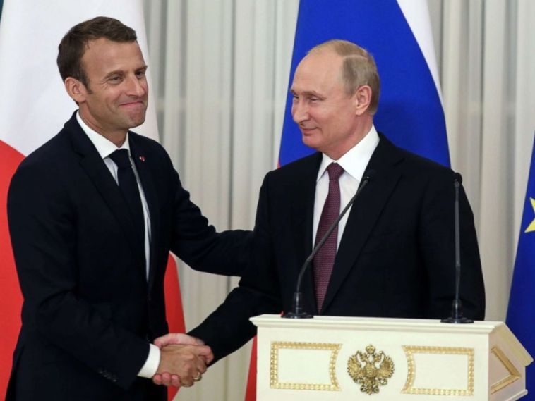 putin macron