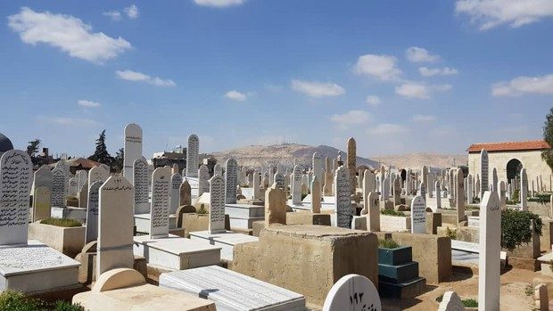 Cementery in Damascus Syria