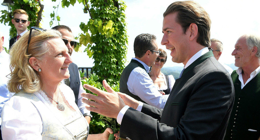 Karin Kneissl  Sebastian Kurz