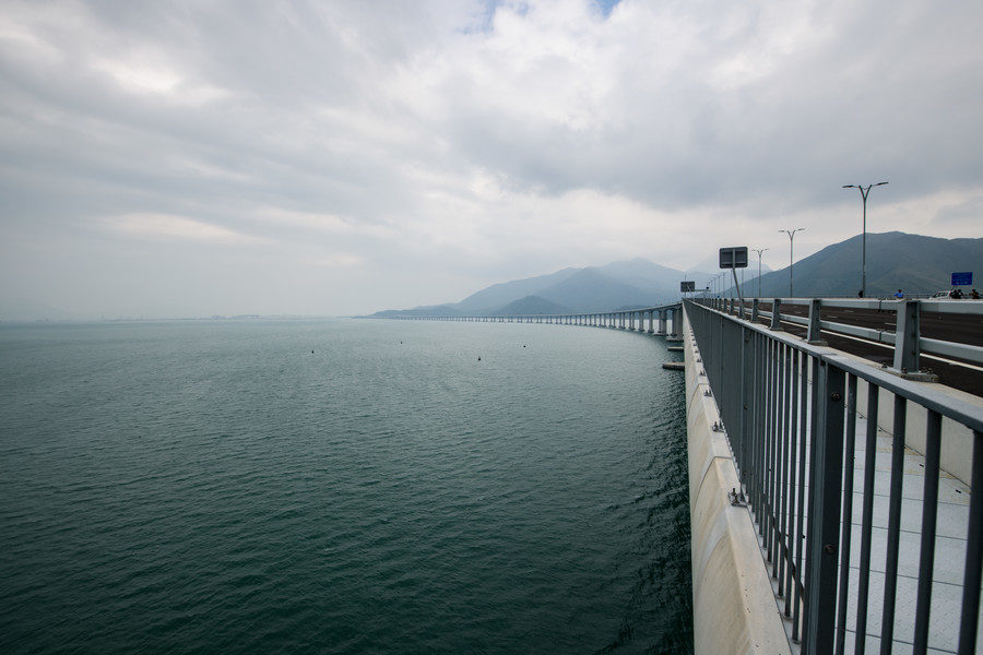 World's longest sea Bridge connecting Hong Kong and Ma Cao