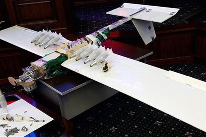 UAV attacking Russia airbase in Syria
