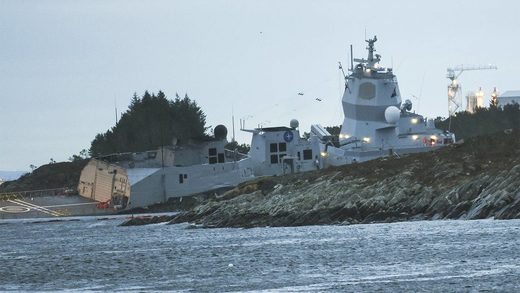 norwegian ship sinks nato