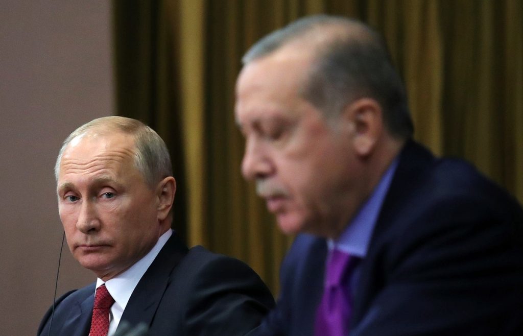 Predsednici Rusije i Turske Vladimir Putin i Redžep Erdogan