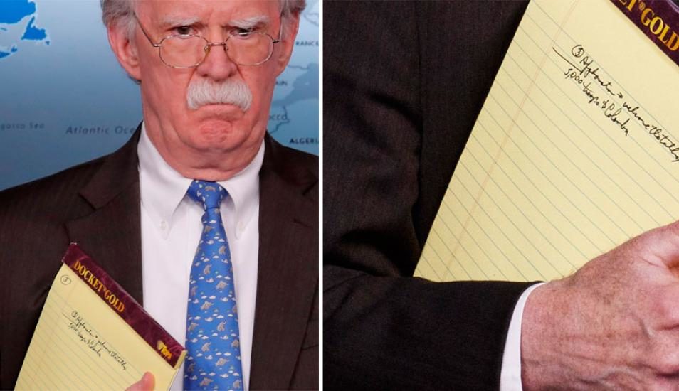 5.000 tropas a Colombia,John Bolton