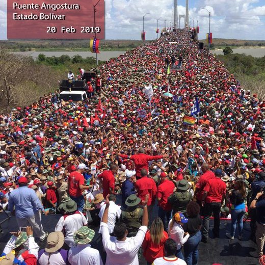 Pro-Maduro demonstration Venezuela