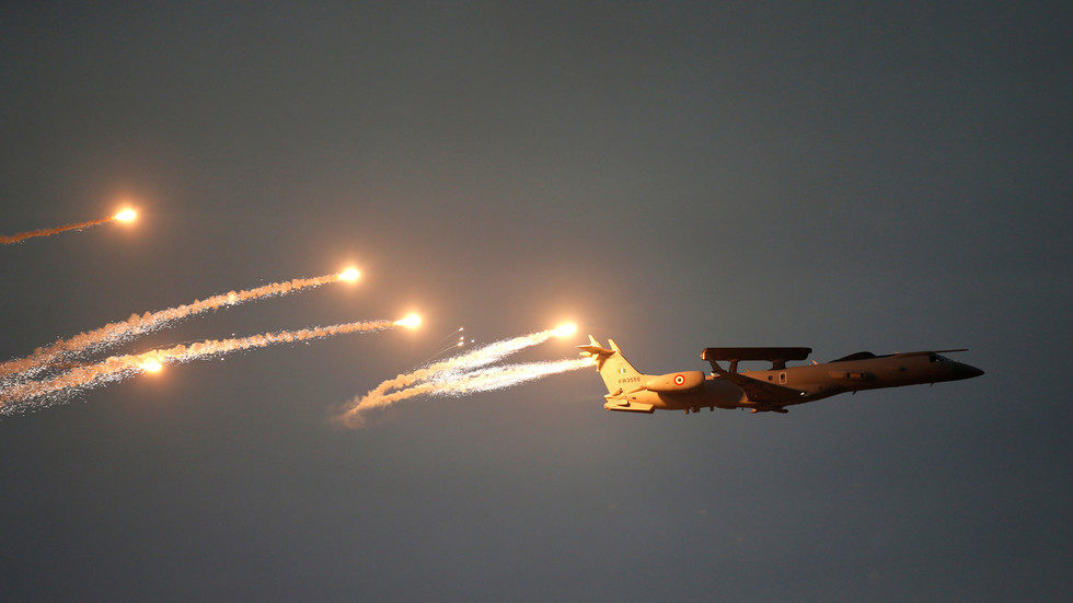 Indian Air Force's plane military drill