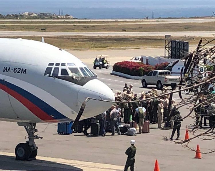 Russian soldiers in Venezuela 24 March 2019
