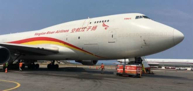 Chinese plane carrying soldiers and goods to Venezuela