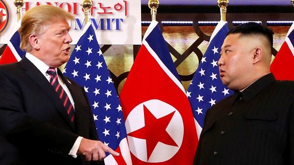 President Donald Trump meets Kim Jong-un in Hanoi, March 2019