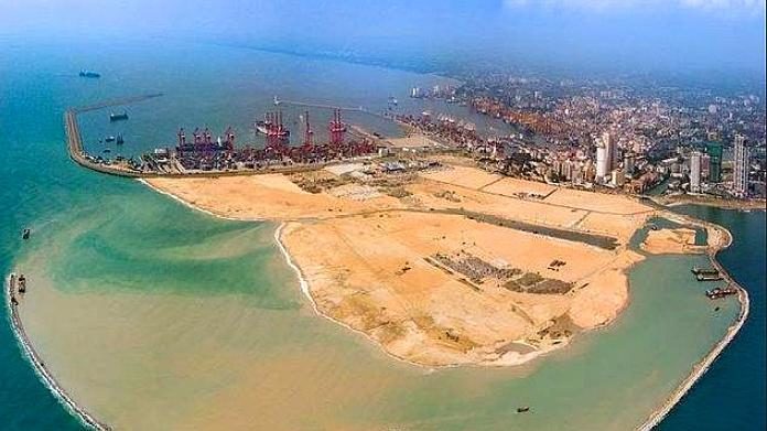 Colombo port development in Sri Lanka