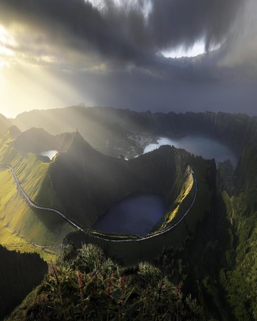 Azores volcanic lakes
