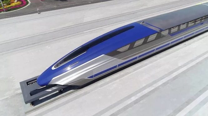 China magnetic levitation speed train