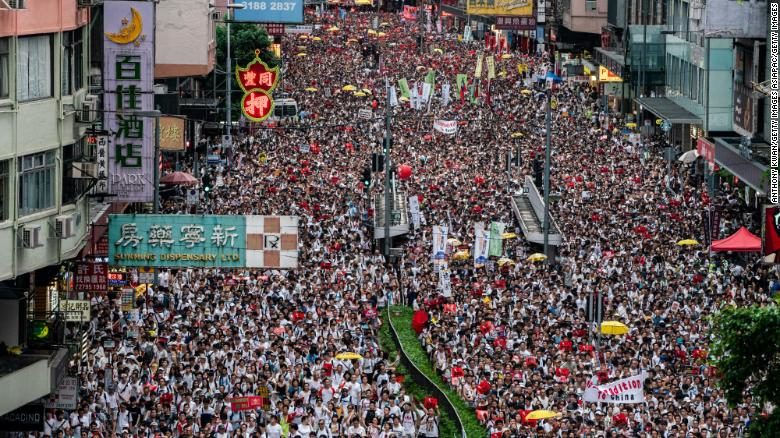Hongkong protest extradition law
