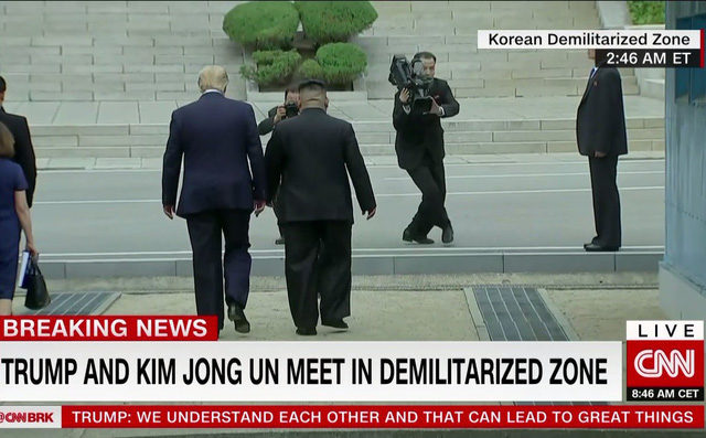 Trump meets Kim Jong-un at DMZ June 30, 2019