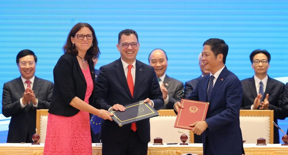 Signing Vietnam EU FTA (EVFTA)